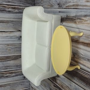 Barbie White Sofa Couch and Coffee Table